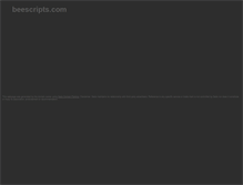Tablet Screenshot of beescripts.com